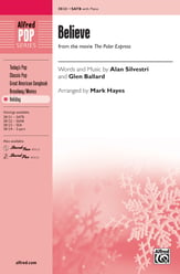 Believe SATB choral sheet music cover